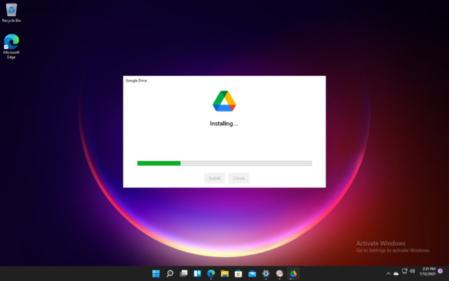 google drive for mac sync with external drive